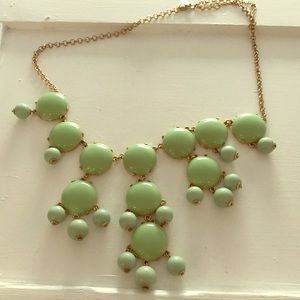 Gold and Mint Statement Necklace